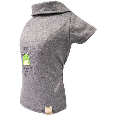 Polo Fábrica Pet Sapo para Cães e Gatos Cinza