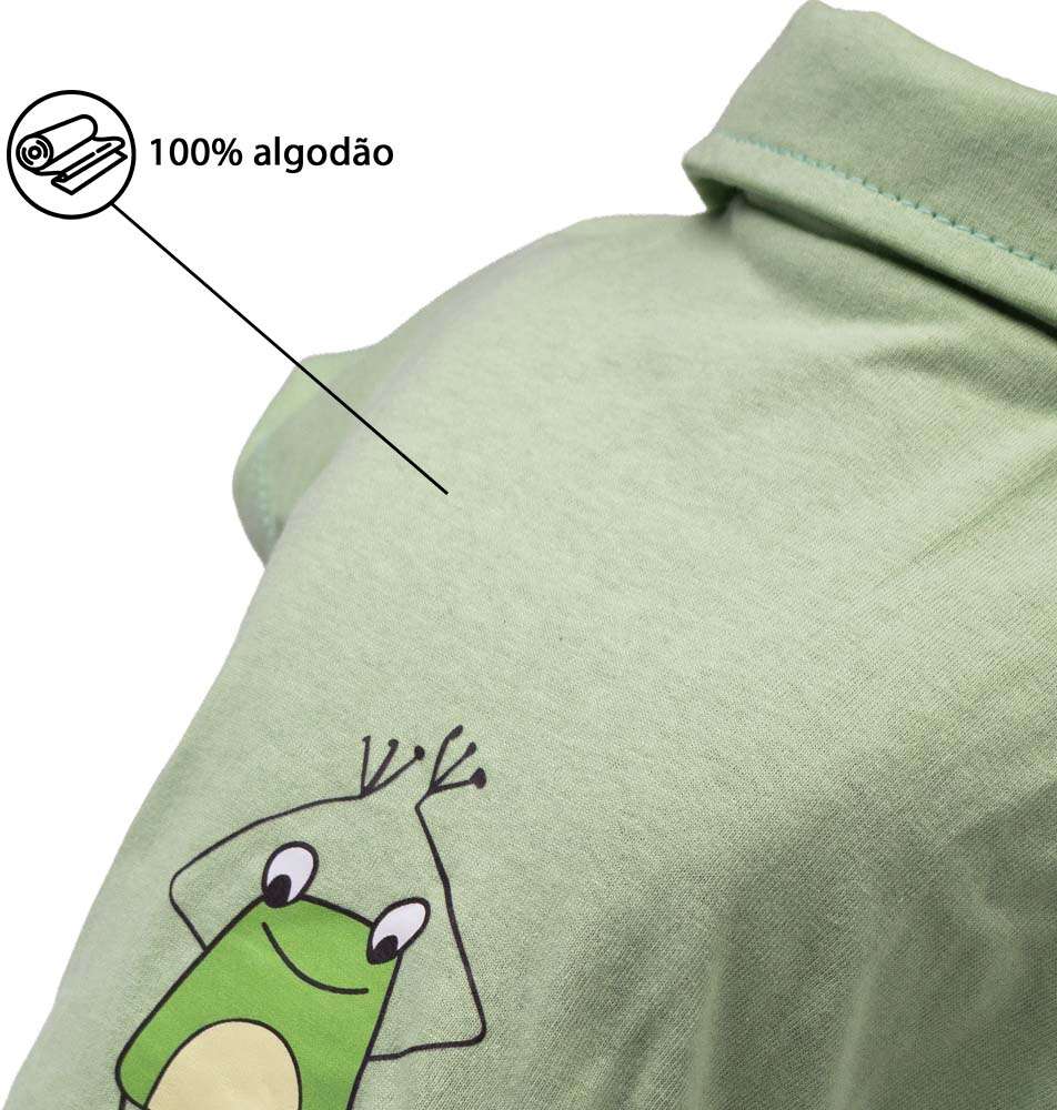 Polo Fábrica Pet Sapo para Cães e Gatos Verde - Tam. GG