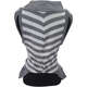 Vestido Fábrica Pet Listrado para Cães e Gatos Cinza