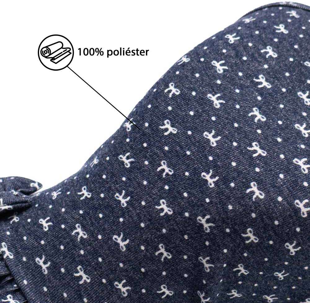 Vestido Fábrica Pet Laço para Cães e Gatos Azul - Tam. GG