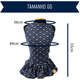 Vestido Fábrica Pet Laço para Cães e Gatos Azul