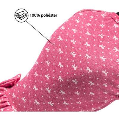 Vestido Fábrica Pet Laço para Cães e Gatos Rosa