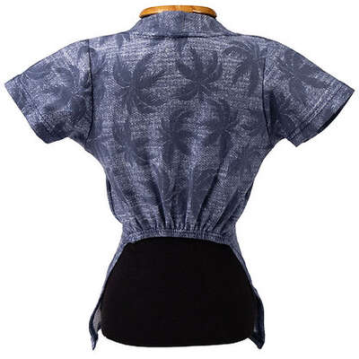 Blusa Gola Careca Fábrica Pet Estampada para Cães e Gatos Azul
