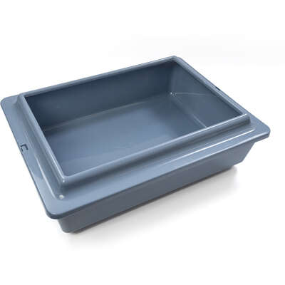 Bandeja Higiênica São Pet com Borda Azul para Gatos