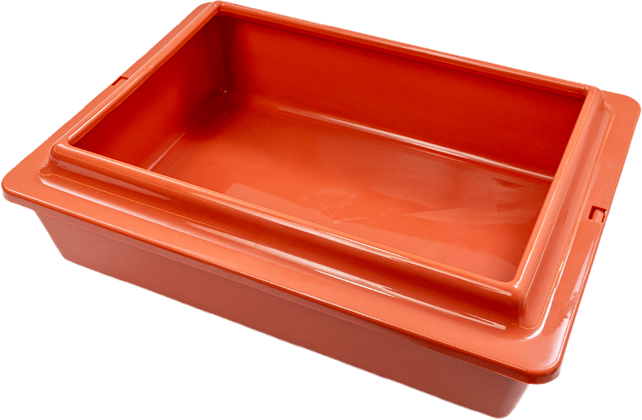 Bandeja Higiênica São Pet com Borda Terracota para Gatos - Tam. Único