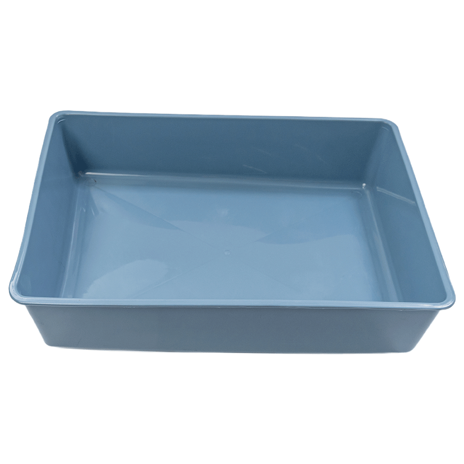 Bandeja Higiênica São Pet sem Borda Azul para Gatos - Tam. Único