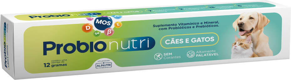 Suplemento Alimentar Probionutri Alinutri para Cães e Gatos - 12 g