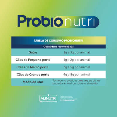 Suplemento Alimentar Probionutri Alinutri para Cães e Gatos