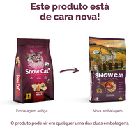 Ração Seca Snow Cat Peru com Maçã para Gatos Castrados - 20Kg