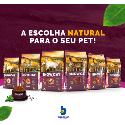 Ração Seca Snow Cat Sabores do Mar para Gatos Adultos
