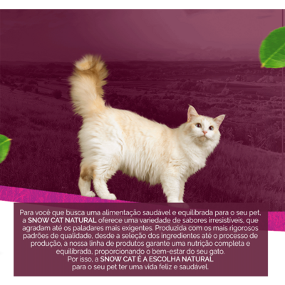 Ração Seca Snow Cat Sabores do Mar para Gatos Adultos