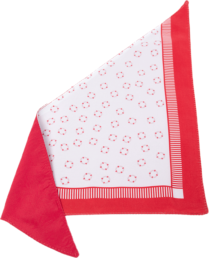 Bandana São Pet Boia para Cães e Gatos Vermelha - Tam. P