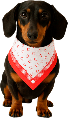 Bandana São Pet Boia para Cães e Gatos Vermelha - Tam. P