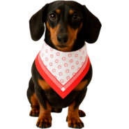 Bandana São Pet Boia para Cães e Gatos Vermelha - Tam. P