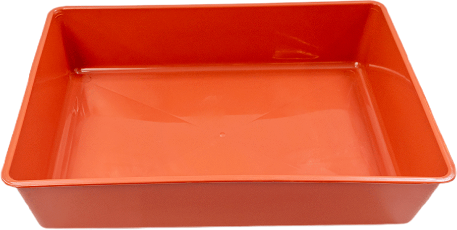 Bandeja Higiênica São Pet sem Borda Terracota para Gatos - Tam. Único