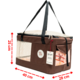 Bolsa de Transporte Aerial São Pet Marrom para Cães e Gatos
