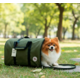 Bolsa de Transporte Redonda São Pet Verde para Cães e Gatos
