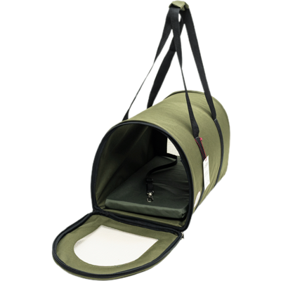 Bolsa de Transporte Redonda São Pet Verde para Cães e Gatos