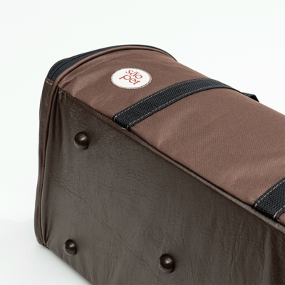 Bolsa de Transporte Redonda São Pet Marrom para Cães e Gatos