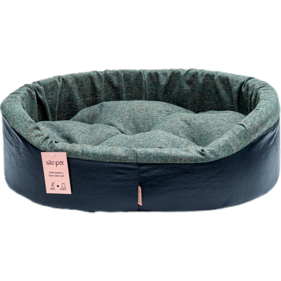 Cama São Pet Eur Criative Verde para Cães e Gato