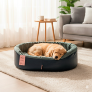 Cama São Pet Eur Criative Verde para Cães e Gatos - Tam. G