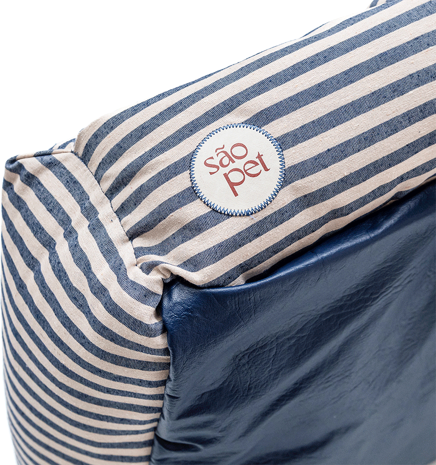 Cama São Pet Ilhéus Azul para Cães e Gatos - Tam. G