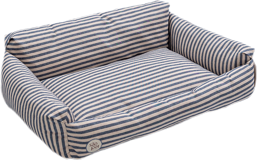 Cama São Pet Ilhéus Azul para Cães e Gatos - Tam. G