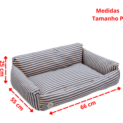 Cama São Pet Ilhéus Azul para Cães e Gatos