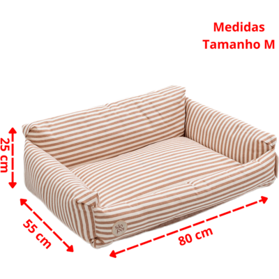 Cama São Pet Ilhéus Bege para Cães e Gatos