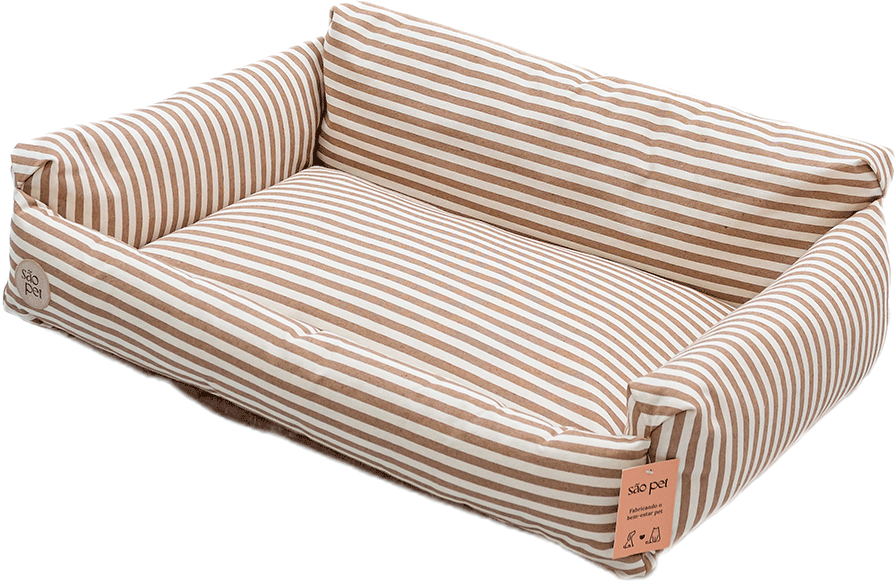 Cama São Pet Ilhéus Bege para Cães e Gatos - Tam. P