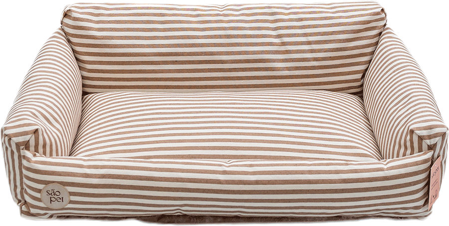 Cama São Pet Ilhéus Bege para Cães e Gatos - Tam. P