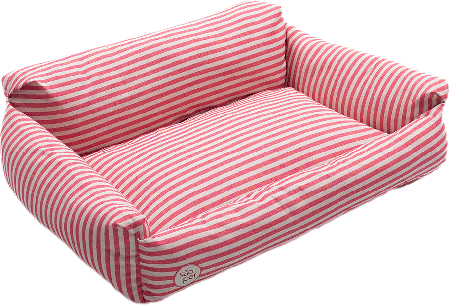 Cama São Pet Ilhéus Vermelha para Cães e Gatos - Tam. P