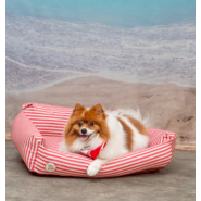 Cama São Pet Ilhéus Vermelha para Cães e Gatos - Tam. P