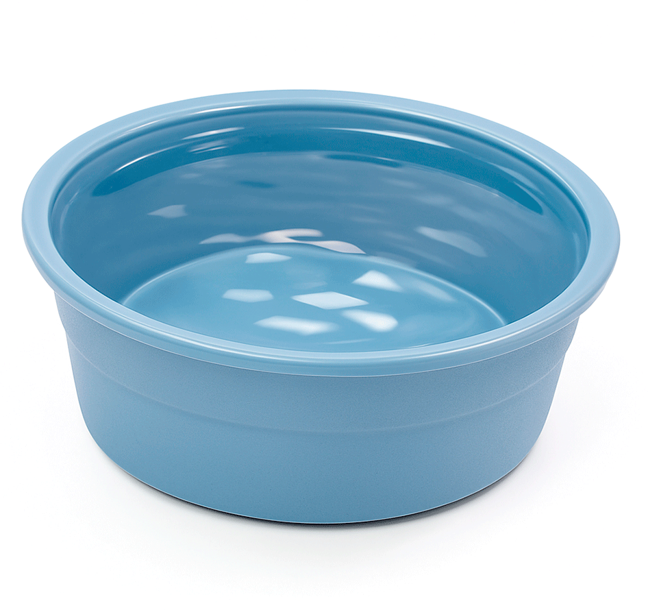 Comedouro São Pet Antiderrapante para Cães e Gatos Azul - 250 mL