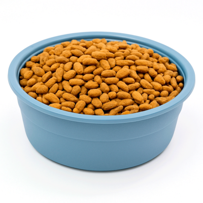 Comedouro São Pet Antiderrapante para Cães e Gatos Azul