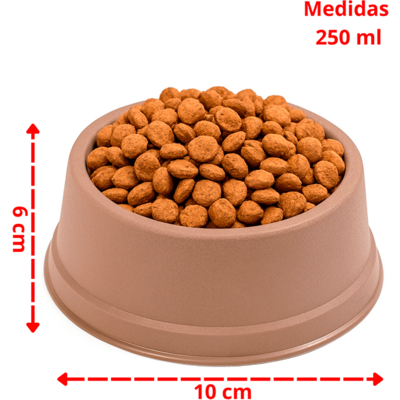 Comedouro São Pet Antiderrapante para Cães e Gatos Fendi”