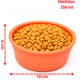 Comedouro São Pet Antiderrapante para Cães e Gatos Terracota