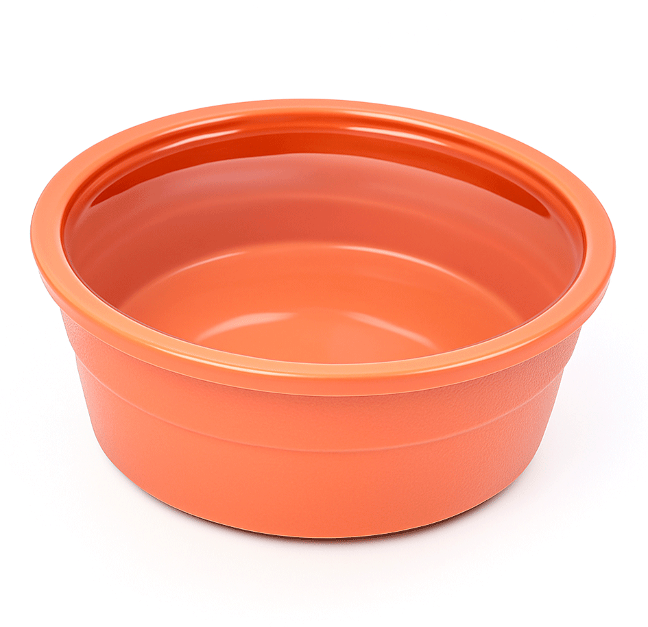 Comedouro São Pet Antiderrapante para Cães e Gatos Terracota - 250 mL