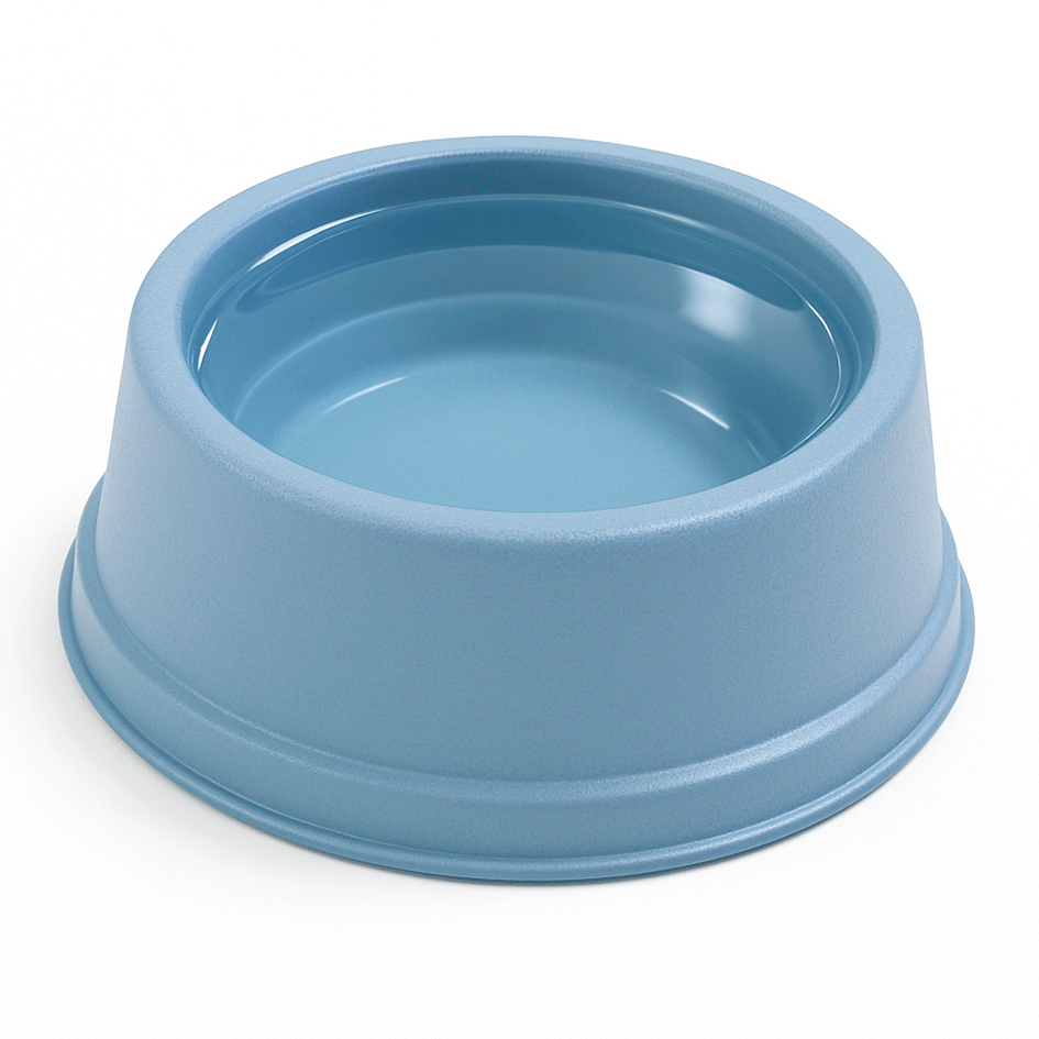 Comedouro São Pet Filhote para Cães e Gatos Azul - 300 mL