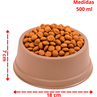 Comedouro São Pet Filhote para Cães e Gatos Fendi