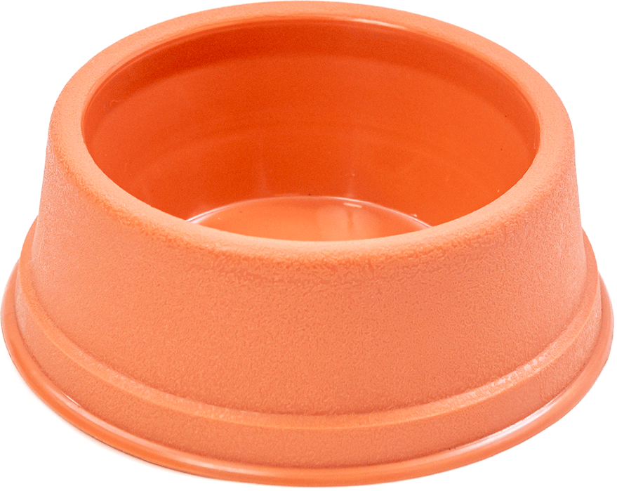 Comedouro São Pet Pequneno para Cães e Gatos Terracota - 1 L
