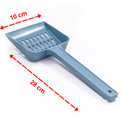 Pá Higiênica São Pet Plástica Azul para Cães e Gatos