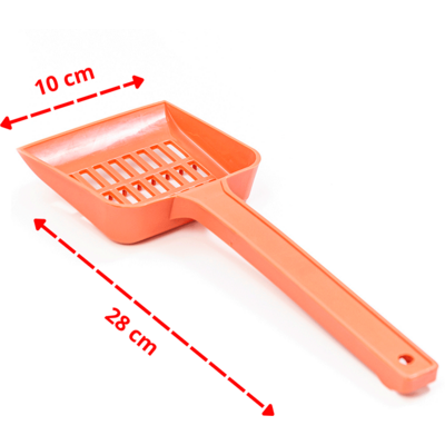 Pá Higiênica São Pet Plástica Terracota para Cães e Gatos