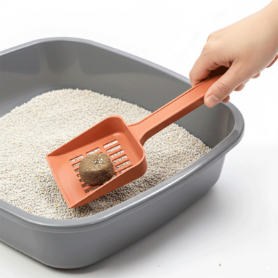 Pá Higiênica São Pet Plástica Terracota para Cães e Gatos