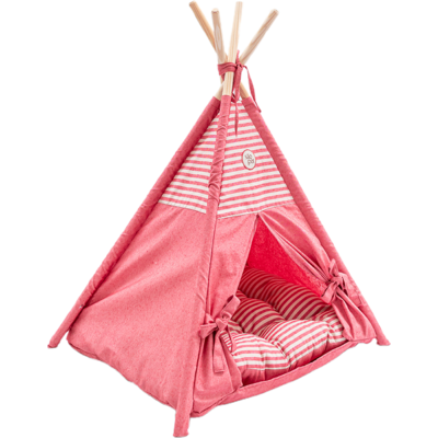 Tenda São Pet Paraty Vermelha para Cães e Gatos