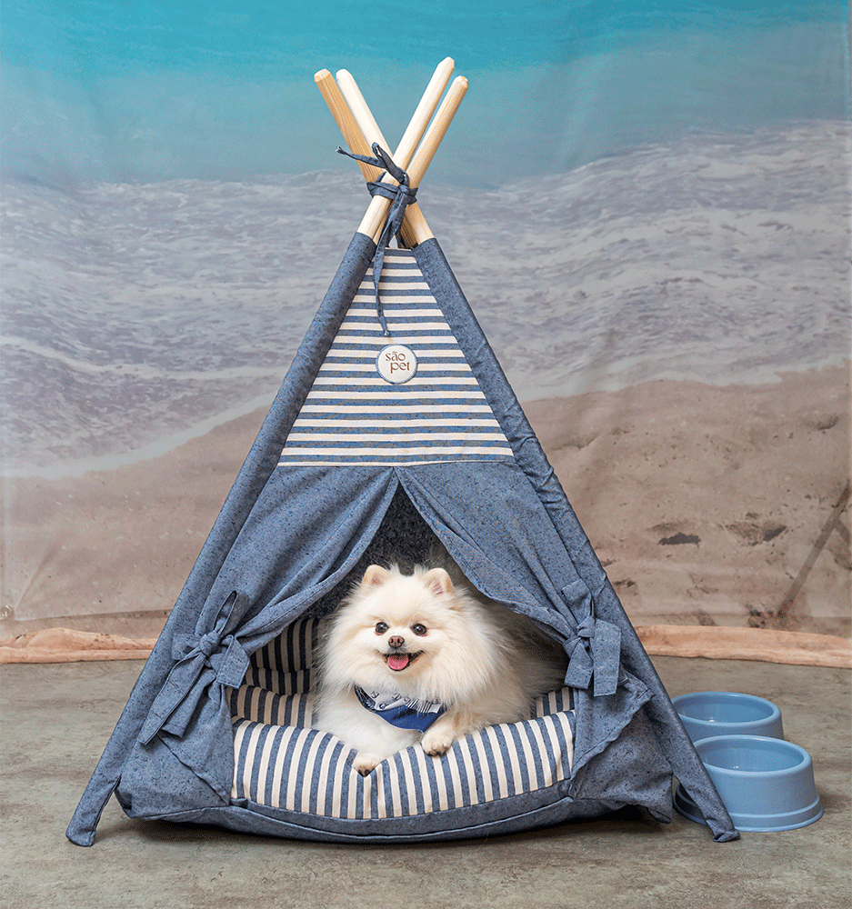 Cama Tenda Dakota Azul - Tam. M