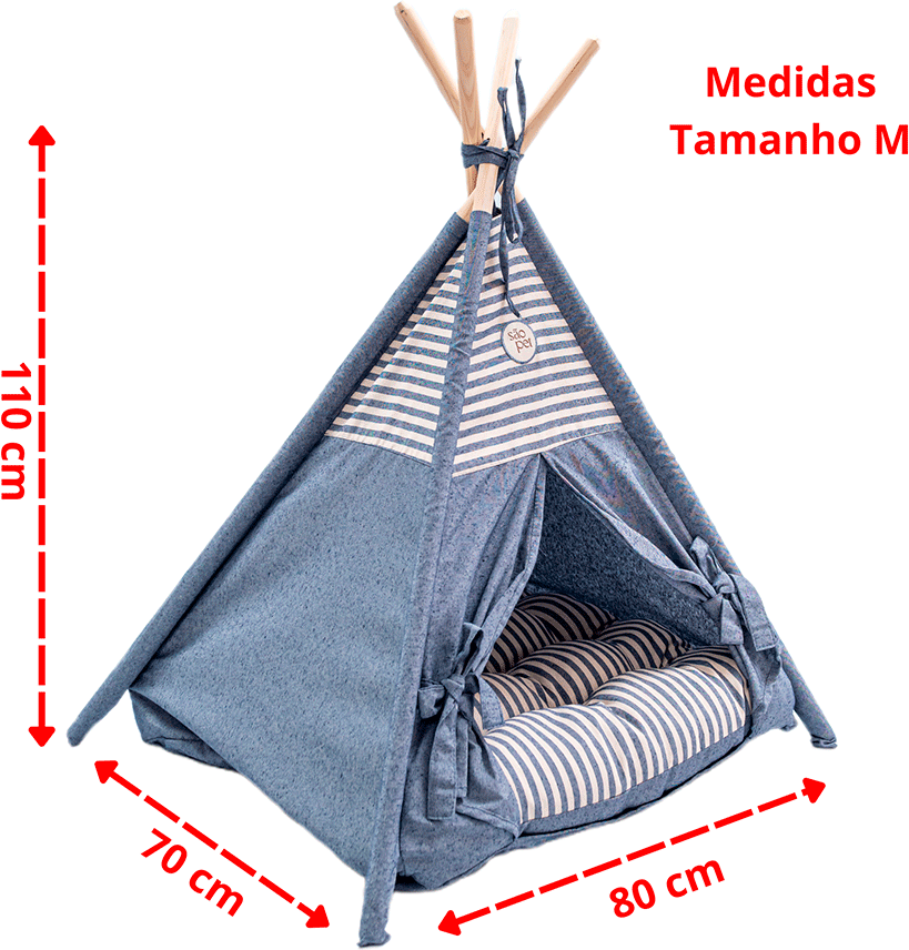 Cama Tenda Dakota Azul - Tam. M