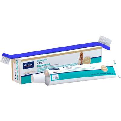 Pasta Dental Virbac Enzimática CET para Cães e Gatos