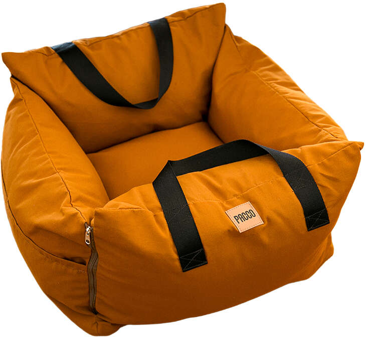 Bolsa de Transporte Pacco Puppy Caramelo Cangu Nature para Cães e Gatos - Tam. M