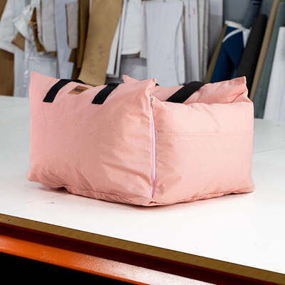 Bolsa de Transporte Pacco Puppy Rosa Cangu Ecotec para Cães e Gatos